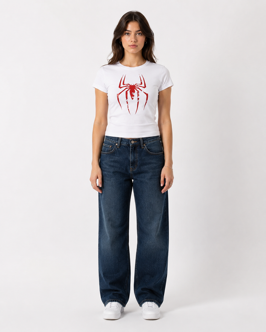 KANN ''SPIDER'' BABY TEE – WHITE