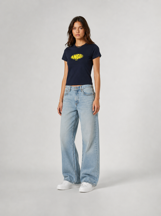 KANN ''444'' BABY TEE – NAVY