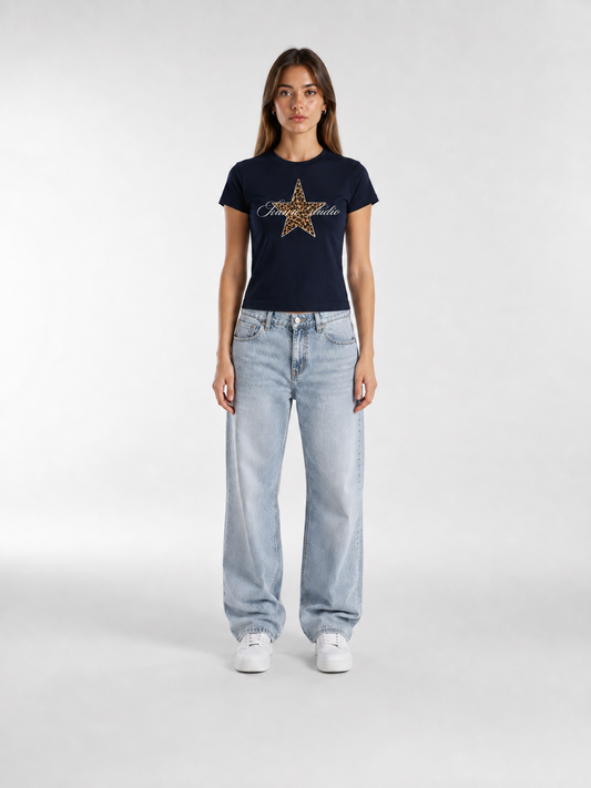 KANN ''WILD STAR'' BABY TEE – NAVY